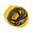 thumbnail image 5 of Interstate Safety 40401 Snap Lock 6 Point Ratchet Suspension Front Brim Hard Hat / Safety Helmet with Cap-Moun t Ear Mu ff Slo, 5 of 5