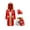 Burgundy&Yellow, variant on Unisex Kids Boxing Uniform Boxer Costumes Satin Long Hooded Boxing Robe with Muay Thai Shorts Set Black&Gold 10