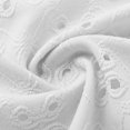 thumbnail image 4 of Jinhomg Lightweight Summer Cardigan for Women Trendy Hollow Out Eyelet Shrugs Casual Comfy Short Sleeve Open Front Cover Ups White XXL, 4 of 7