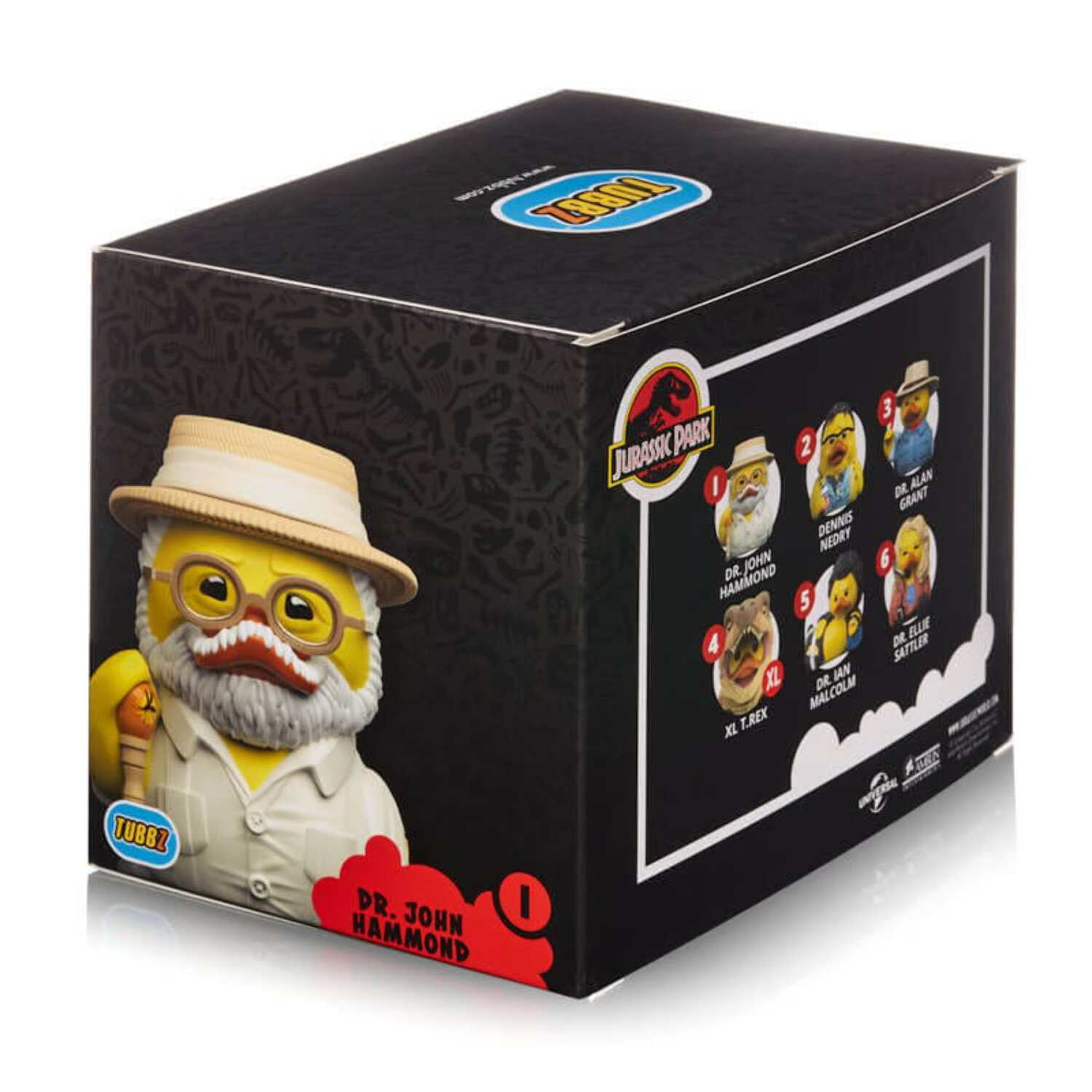 Dr. John Hammond Official Jurassic Park Rubber Duck by TUBBZ  Boxed Edition