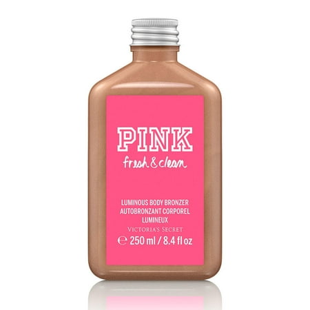 Victoria's Secret Pink Fresh & Clean Luminous Body Bronzer Lotion, 8.4 Fl Oz
