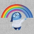 thumbnail image 2 of Men's Inside Out Sadness Rainbow  Graphic T-Shirt, 2 of 5