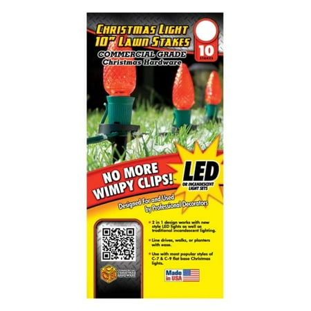 Commercial Christmas 0210020702 Lawn Lighting Speed Stake