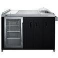 thumbnail image 2 of Summit Portable Outdoor Glass Door Beverage Kitchenette Cooler - Right Hinge - CK54OSRG, 2 of 2