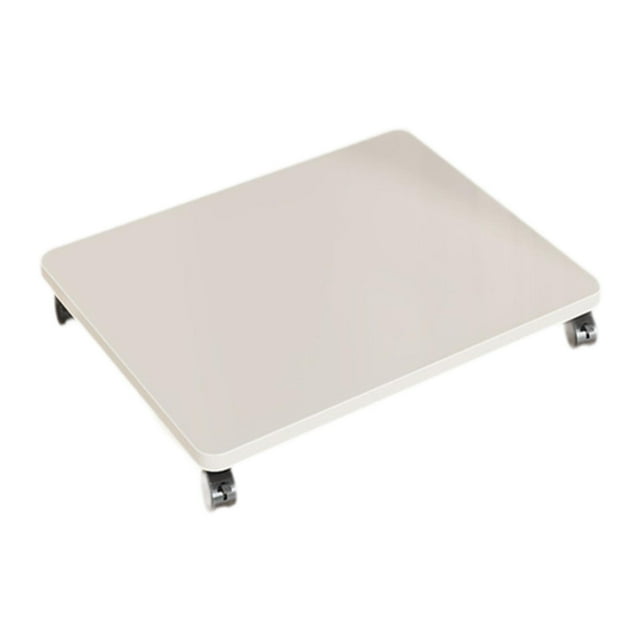 GROWTH TANK Storage Box Mobile Rolling Stand Audio Rack for Office Gaming Recording Room White