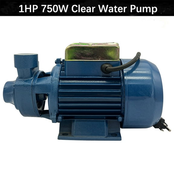 iMeshbean 1HP Clear Water Pump Electric Transfer Centrifugal Bio Diesel Pond Pool Farm US