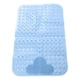 thumbnail image 1 of Alfombrilla de baño antideslizante de PVC grueso con ventosa fuerte para suelo de baño, color azul, 1 of 14