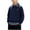 Navy, variant on SELONE Collared Shirt Boys Long Sleeve Button Pullover Tops Patchwork Plaid Sweatshirts Fall Campus Clothes 2-12Y