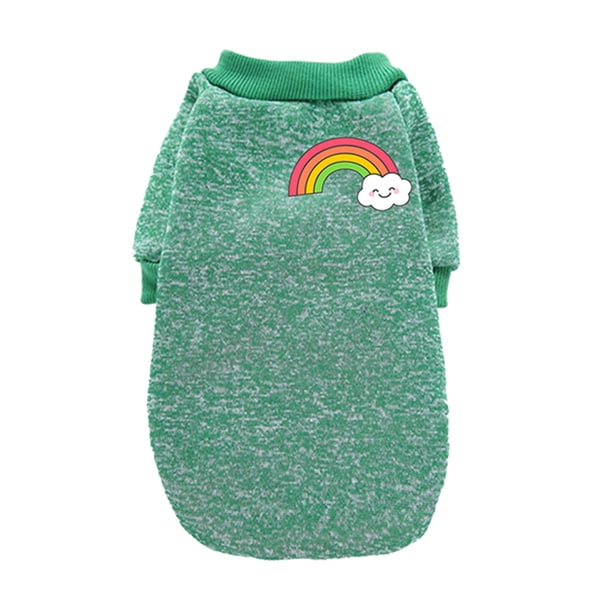 Ropa para perros Greeniant chaleco para cachorros sin hebillas varios tamaños color Verde L