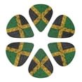 thumbnail image 6 of 6pcs Set Jamaica Flag Proud Jamaicans Guitar Picks Plectrums for Bass Electric Guitar Acoustic Guitar Lovers Guitarists, 6 of 7