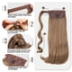 thumbnail image 2 of Nvzi Peluca de extensión de coleta lisa de 17 pulgadas, 1 peluca sintética, extensión de coleta envuelta, peluca de coleta de extensión instantánea, adecuada para uso diario, A12, 2 of 5