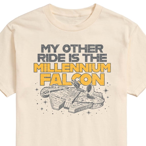 Star Wars - My Other Ride Millennium Falcon - Men's Short Sleeve Graphic T-Shirt