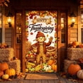thumbnail image 5 of Thanksgiving Door Cover 35x71 inch, Scarecrow Door Curtain, Happy Fall Harvest Banner for Indoor Outdoor Decor Photo Booth Props, 5 of 6