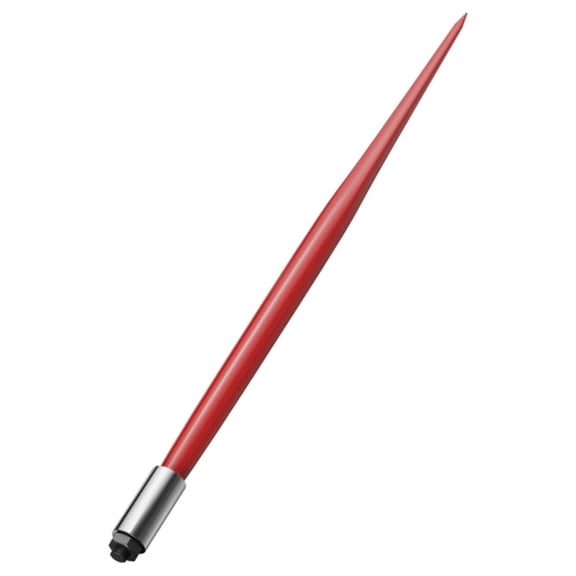 Pinypikaka Hay Spear 49" Bale Spear, 4500lbs Capacity Heavy Duty Quick Attach Square Hay Bale Spears, Hay Bale Spike with Hex Nut & Sleeve for Buckets Tractors Loaders