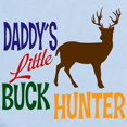 thumbnail image 2 of CafePress - Daddy's Little Buck Hunter Infant Bodysuit - Baby Light Bodysuit, Size Newborn - 24 Months, 2 of 4