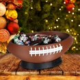 thumbnail image 3 of organization and storage,Football Snack Bowl,Rugby Plate Rugby Fast Food Bowl Designed For Fast Food Easy To Carry Suitable For Fast Paced Life Football Bundle Paper Plates Nap,Brown, 3 of 7