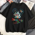 thumbnail image 3 of Camiseta de algodón con dibujos animados de Disney para niños, ropa de verano de manga corta, informal, con cuello redondo, para niños y niñas, 3 of 5
