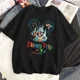 thumbnail image 3 of 2024 Camiseta de algodón con dibujos animados de Disney para niños, ropa de vacaciones, ropa informal de verano con cuello redondo, ropa de calle para niños, camisetas para bebés, 3 of 5