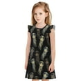 thumbnail image 1 of Fotbe Jellyfish Vestido de Dormir para Niñas de 3 a 10 Años, Mangas Cortas, Estilo Princesa, Pijama Camisón con Mangas Voladas-Large, 1 of 6