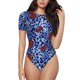 thumbnail image 1 of Balery Abstract Colorful Butterflies Body de cuello redondo de manga corta para mujer Tops de manga corta Tops básicos-XX-Large, 1 of 7