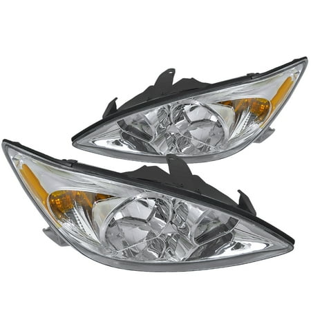 2dr Jdm Black Corner Lights Spec-D Tuning Jdm 2002-2004 Toyota Camry Head Lights Lamps 2002 2003 2004 (Left + Right) ()