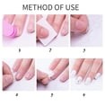 thumbnail image 4 of 24 unidades/hoja impermeable de doble cara, pegamento adhesivo para uñas postizas, cinta transparente para uñas de Gel, 4 of 4