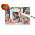 thumbnail image 5 of Scottish Deerhound Cozy Christmas Glass Cutting Board Large 12 in x 15 in, 5 of 5