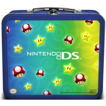 Nintendo DS Lite Tin Starter Kit Stars and Mushrooms
