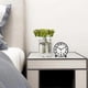 thumbnail image 2 of Silent Analog Alarm Clock,black Metal Large 3d Digits,non Ticking, 2 of 4