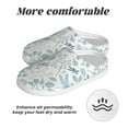 thumbnail image 6 of Lsque Dragonfly Pattern Womens Comfort Cotton on Scuff With Memory Foam and Anti-skid Sole Slipper-42/43, 6 of 7