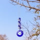 thumbnail image 3 of Ojo Colgante Lucky Turco Griego Encanto Oval Cuentas Coche Amuleto Regalo (B) Azul, 3 of 5