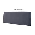 thumbnail image 3 of YoGold Stretchable Headboard Cover – Full Wrap Dustproof Protector, Elastic Soft Padded Headboard Cover for 71 Inch Bed Gray, 3 of 6