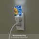 thumbnail image 5 of Balery Whimsical Sunflowers Night Sky Luz Nocturna LED con Sensor Automático, Enchufe con Sensor Crepuscular, Luz Suave de 0.5W para Dormitorio, Pasillo, Baño-EU, 5 of 7