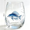 thumbnail image 3 of MMJ Handmade Sea Animal Glass Cups Coastal Home Decor Drinkware for Ocean Lovers, 3 of 7