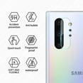 thumbnail image 4 of [2 Pack] Galaxy Note 10 Plus 6.8" Screen Protector & Camera Lens Protector, Allytech 3D Curved Edge Tempered Glass Support Fingerprint Sensor HD Clear Full Coverage for Samsung Galaxy Note10+, 4 of 8