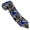 thumbnail image 3 of Balery Astronaut in Outer Space Corbata Clásica de Seda para Hombre, Corbata Tejida Jacquard, Corbatas Formales para Negocios y Bodas, 3 of 7