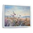 thumbnail image 2 of Designart "Charming Farmhouse Purple Thistle Meadow" Thistle Floater Framed Canvas Prints, 2 of 5