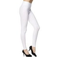 thumbnail image 3 of Kuda Moda 5-Pack Women 3 inch wide waistband Full Length Ankle Legging Pants Yoga Sports Leggings, 3 of 5