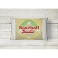thumbnail image 2 of Carolines Treasures SB3077PW1216 Baseball Rules   Canvas Fabric Decorative Pillow  12H x16W multicolor, 2 of 3