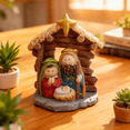 thumbnail image 4 of Nativity Set,Resin Holy Family Nativity Figurine,Christmas Nativity Scene Sets for Tabletop Holiday Home Chapel Christmas Indoor Decorations, 4 of 10