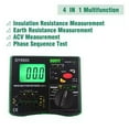 thumbnail image 4 of Miumaeov 4 In-1 Digital LCD Insulation Tester+Earth Tester+Voltmeter+Phase Indicator Multi-functional Digital Resistance Meter Ground Earth Tester Volt Meter, 4 of 12