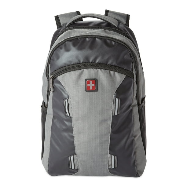 Swiss Tech Swiss Tech Reflective Backpack Black Walmart Com Walmart Com