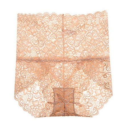 

3 Pack Women Sexy Hollow Lace Underwear Brief Plus Size Hollow Lace Panties High Waist Hipster Panties