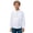 White, variant on Tshirts for Kids Boys Kids Unisex Long Sleeve Button Up Cotton Linen Shirt Pocket Girls Tops Army Green 5-6 Years