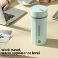 thumbnail image 3 of Portable Travel Electric Kettle 500ml Stainless Steel Portable Electric Kettle for Boiling Water 300W Leak Proof Dual-wall Personal Hot Water Boiler with Keep Warm Function, 3 of 6