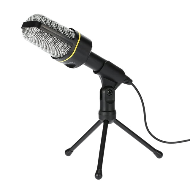 Yeacher Desktop Microphone with Tripod Professional Podcast Studio Microphone For Laptop/PC (3.5mm Jack/2.1M-Cable) For Recording Vocals & Acoustic Instruments