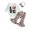 Z02-White, variant on larppty Preemie Newborn Infant Baby Girls Clothes Ribbed Romper Bodysuit Pants Set Fall Winter Outfits