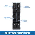 thumbnail image 3 of Interruptor de ventana eléctrica Unique Bargains No. 935703S000RY para el lado del conductor delantero izquierdo del Hyundai Sonata 2011-2015 en negro, 3 of 7