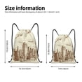 thumbnail image 3 of Bingfone New York Drawstrings Backpacks Bags for Men Women Gym Drawstrings Bag-Small, 3 of 8
