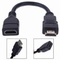thumbnail image 2 of HDMI Male to Female Extension Cable - 15cm/30cm Protector Cord for HDMI Connections, 2 of 5